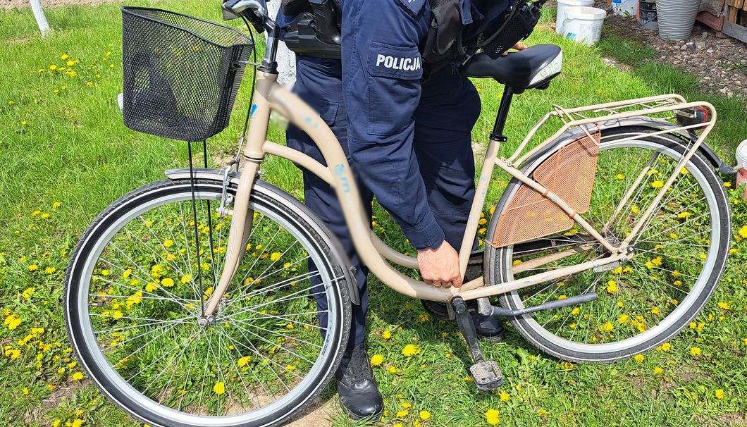 POLICJANCI ODZYSKALI SKRADZIONY ROWER Aktualności KPP Bielsk Podlaski