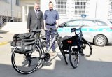 Burmistrz Miasta Bielsk Podlaski przekazał nowe rowery Komendantowi Powiatowemu Policji w Bielsku Podlaskim