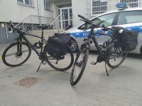 Rowery przekazane policjantom z KPP w Bielsku Podlaskim