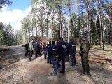 Spotkanie leśników z policjantami