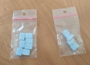Tabletki ecstazy zabezpieczone przez policjantów