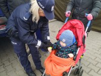 Stoisko profilaktyczne podczas ślubowania WOT