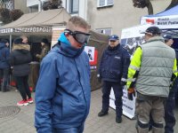 Stoisko profilaktyczne podczas ślubowania WOT