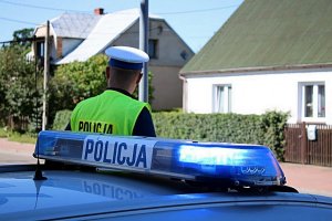 Policjant WRD na drodze