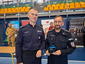 Mundurowi biorą udział w IV Turnieju Piłki Nożnej o Puchar Komendanta Powiatowego Policji w Bielsku Podlaskim.