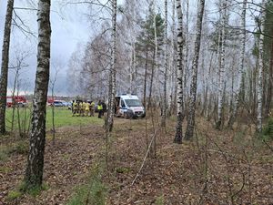 Policjanci biorą udział w ćwiczeniach dowódczo - sztabowych.