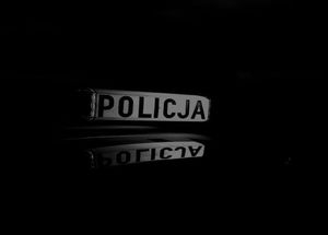 Napis POLICJA.