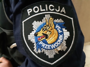 Naszywka przewodnika psa słuzbowego