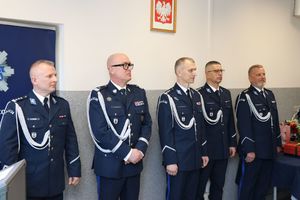 Pożegnanie komendanta.