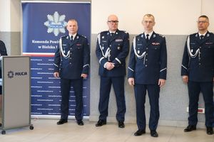 Pożegnanie komendanta.