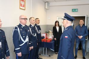 Pożegnanie komendanta.