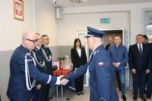 Pożegnanie komendanta.