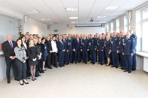 Pożegnanie komendanta.