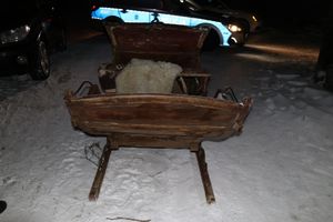 Zdjęcia z miejsca zdarzenia wypadku podczas kuligu.