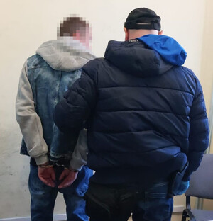 Zatrzymany mężczyzna